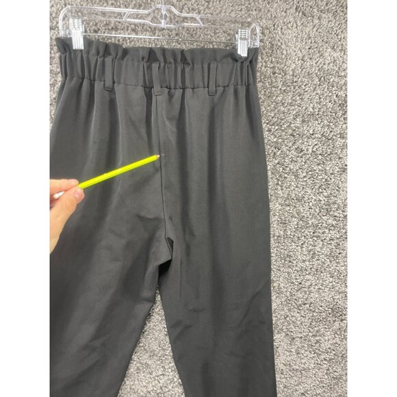 Bebop Women's Black Pleated Pull On Baggy Leg Dress Pants Size Small - Picture 5 of 11